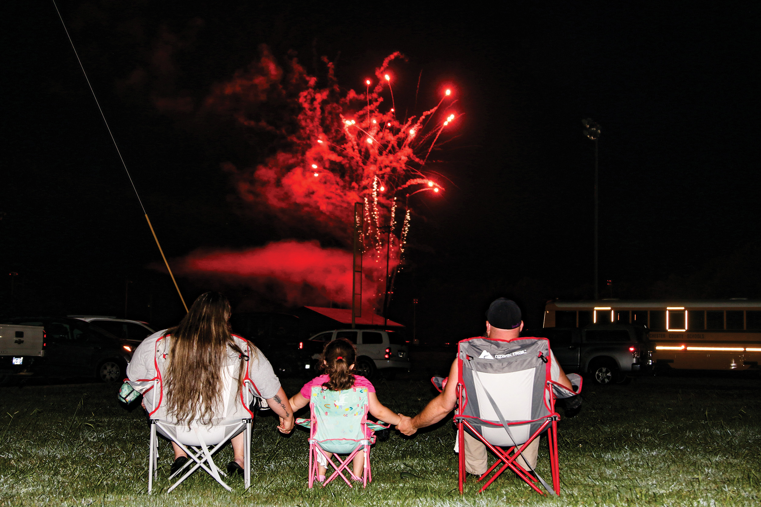 Chester County enjoys delayed fireworks show Chester County Independent